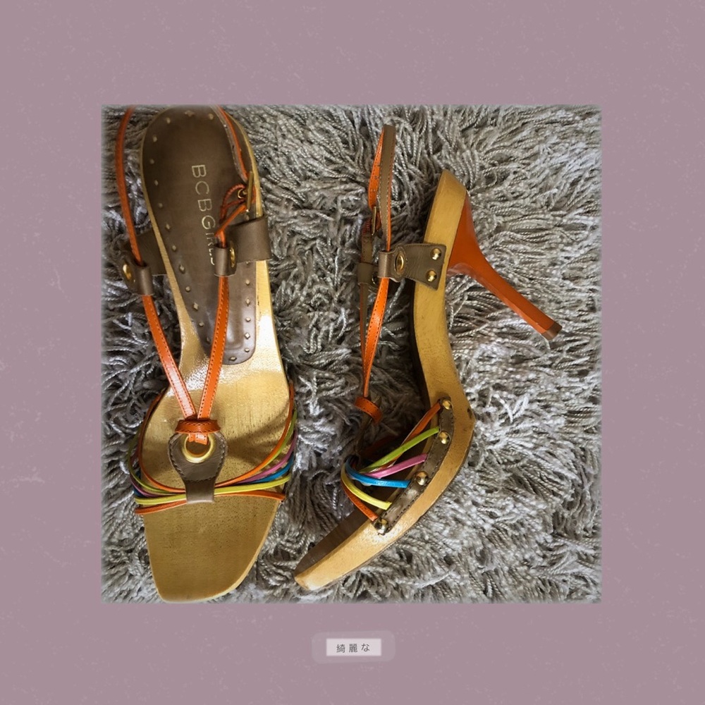 BCBGeneration Multi colored Heels